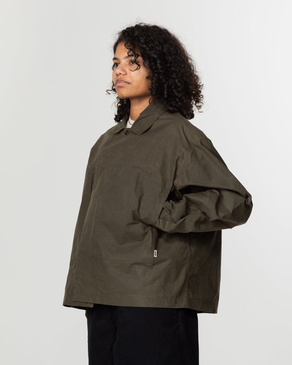 Nell Overshirt & Hood Set - Khaki Green