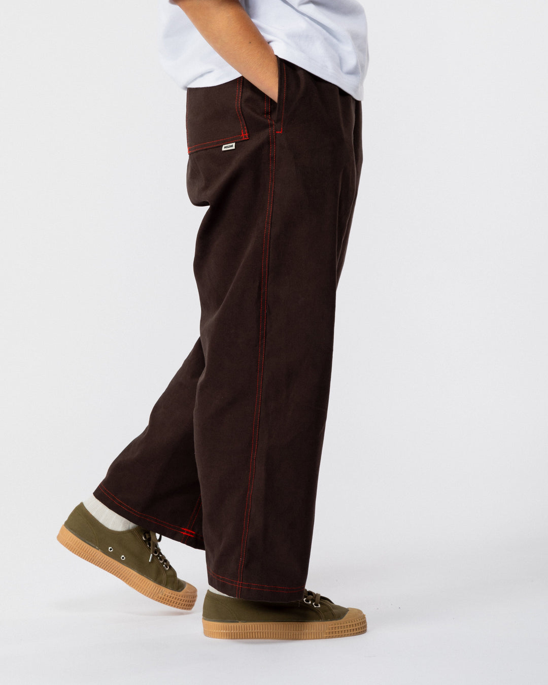 Zama Pant - Brown Contrast