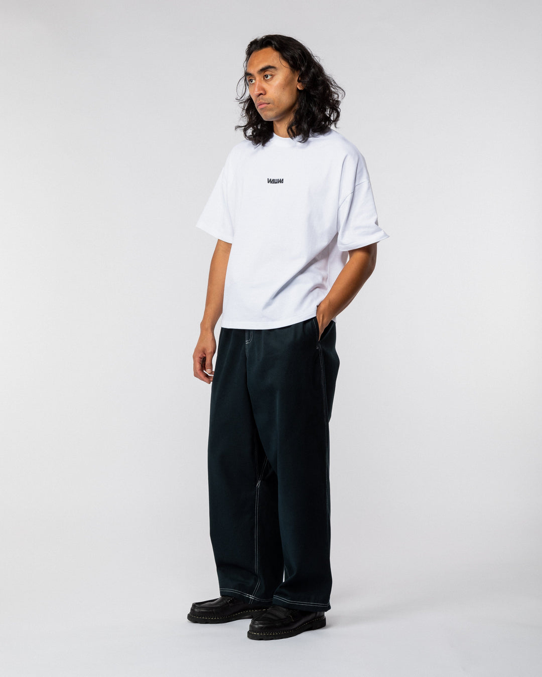 Zama Pant - Navy Contrast