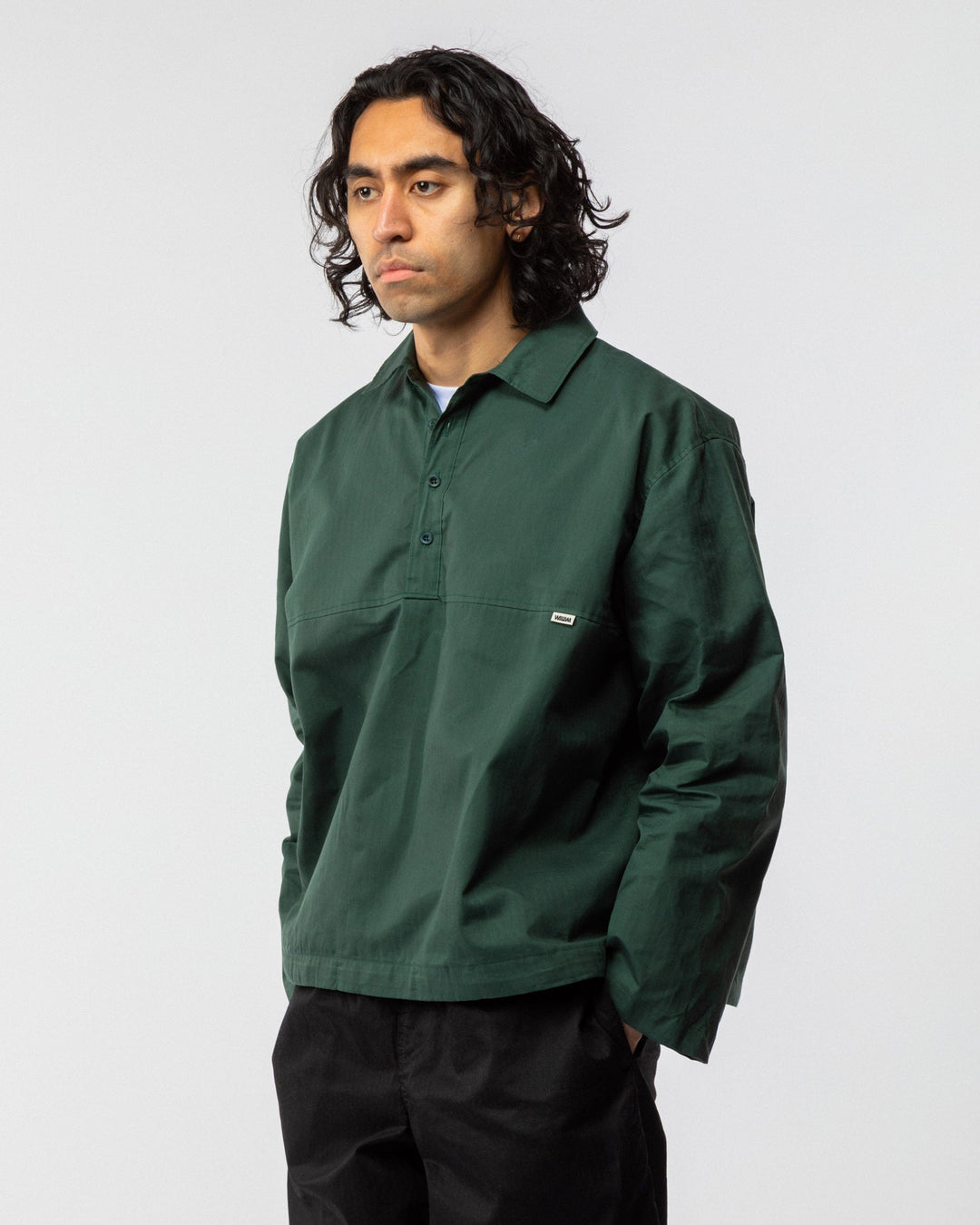 Hybrid Aero Workshop Smock - Forest Green