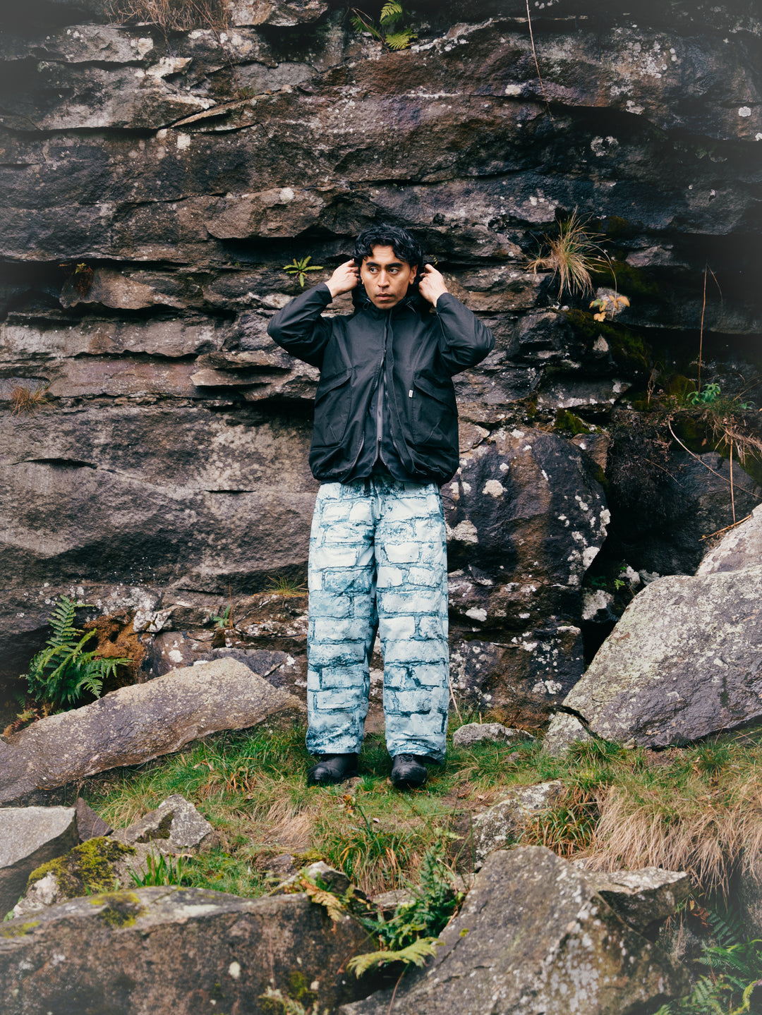 Water Resistant Atlas Pants - Blue Brick Camo