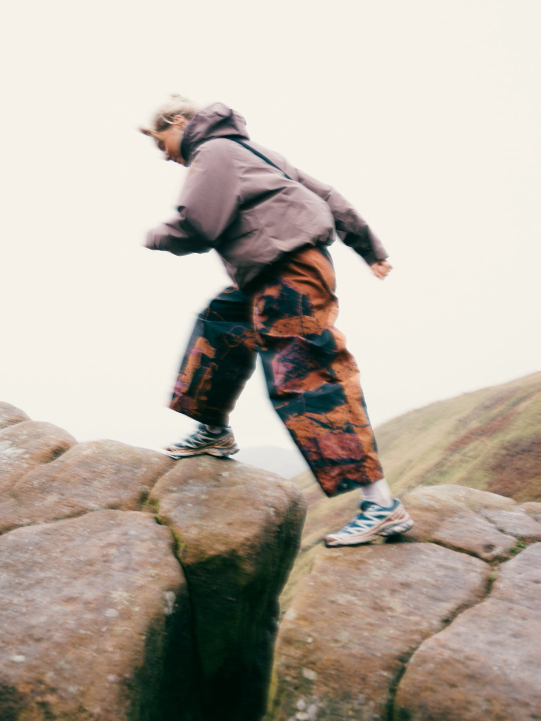Water Resistant Atlas Pants - Abstract Brick Camo