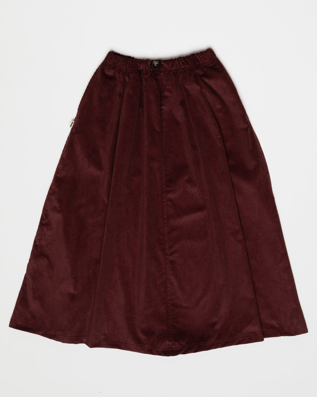 Corduroy A Line Skirt - Berry