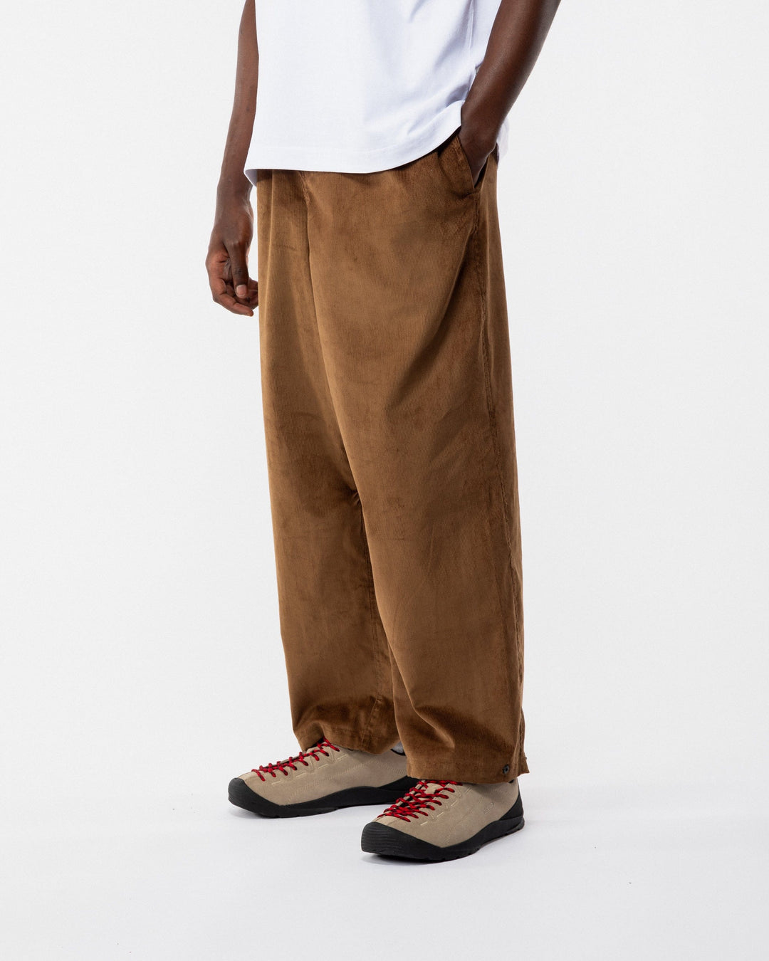 Corduroy Zama Pants - Tan Brown