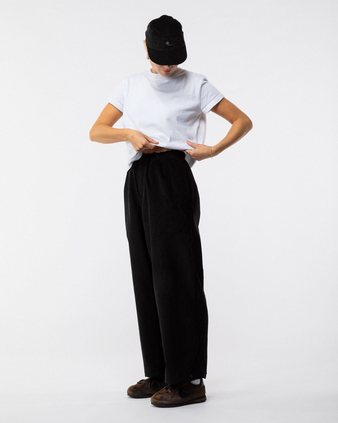 Corduroy Zama Pants - Black