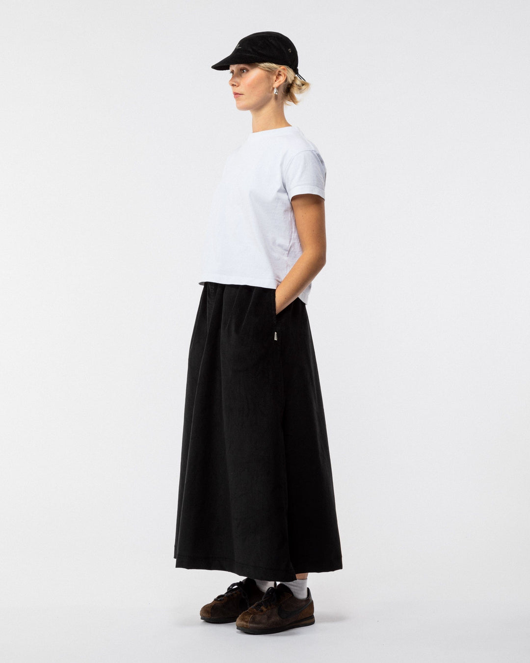 Ayla A-Line Skirt - Black