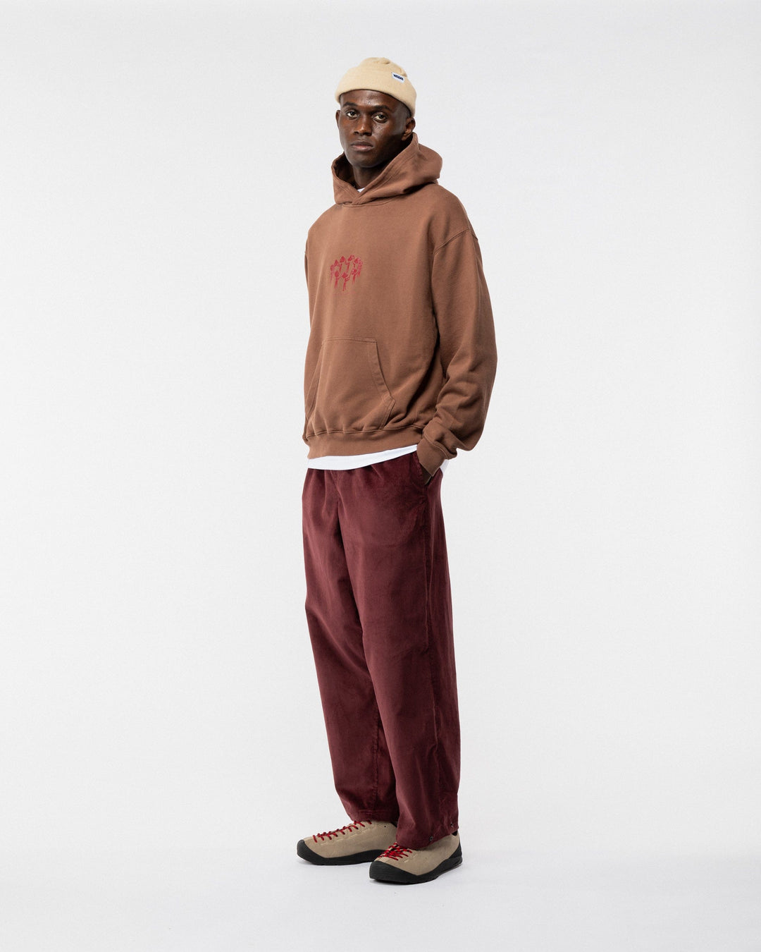 Corduroy Zama Pants - Berry