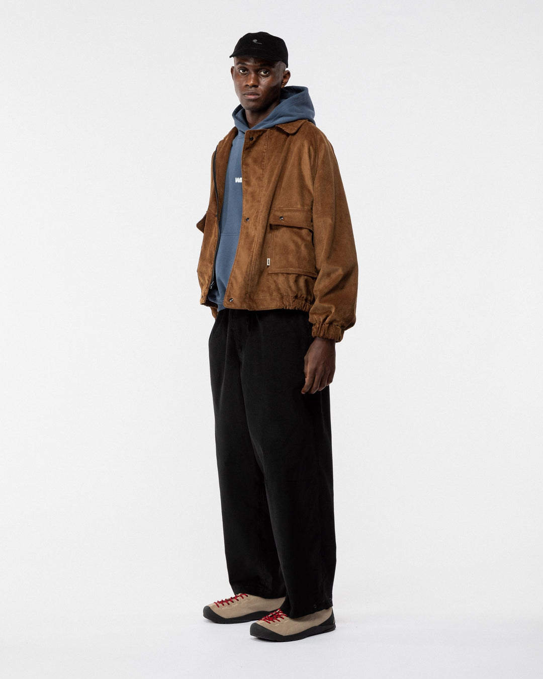 Corduroy Zama Pants - Black