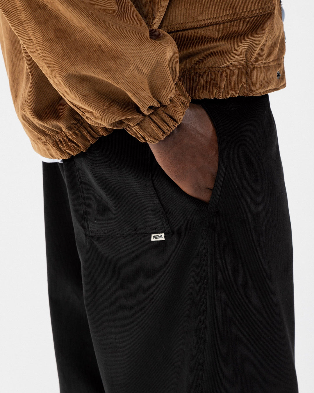 Corduroy Zama Pants - Black