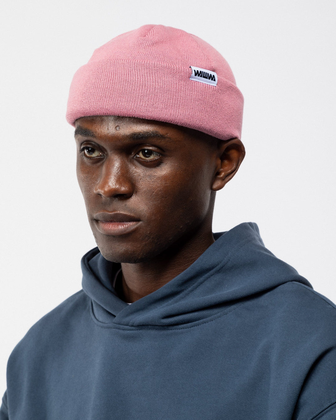 Mill Cotton Beanie - Dusty Pink