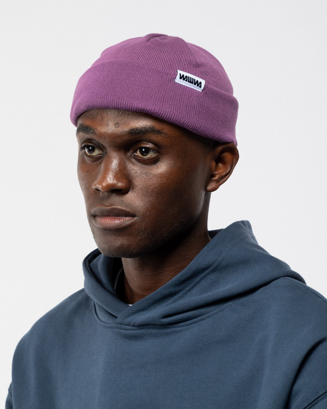 Mill Cotton Beanie - Purple