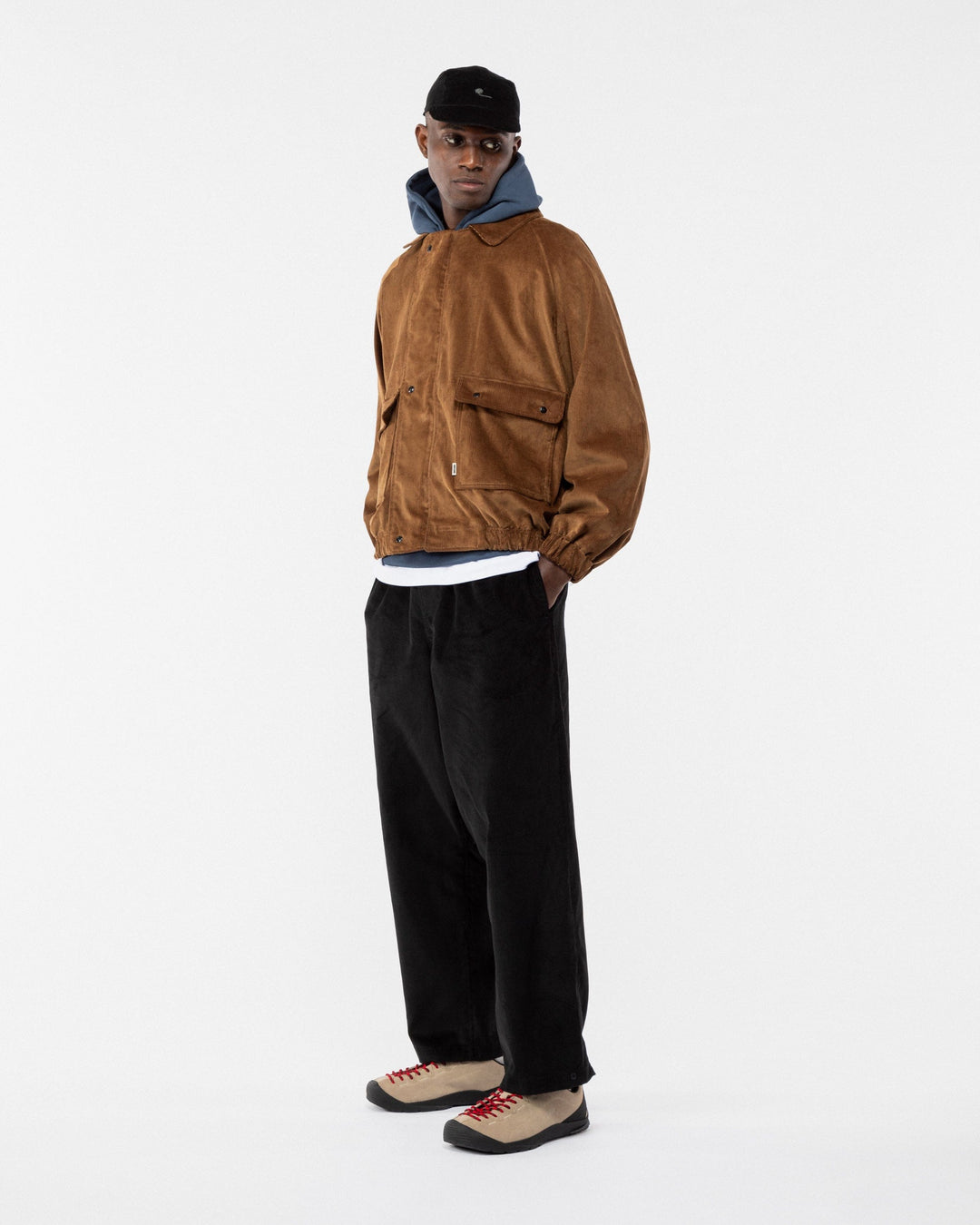 Corduroy Zama Pants - Black