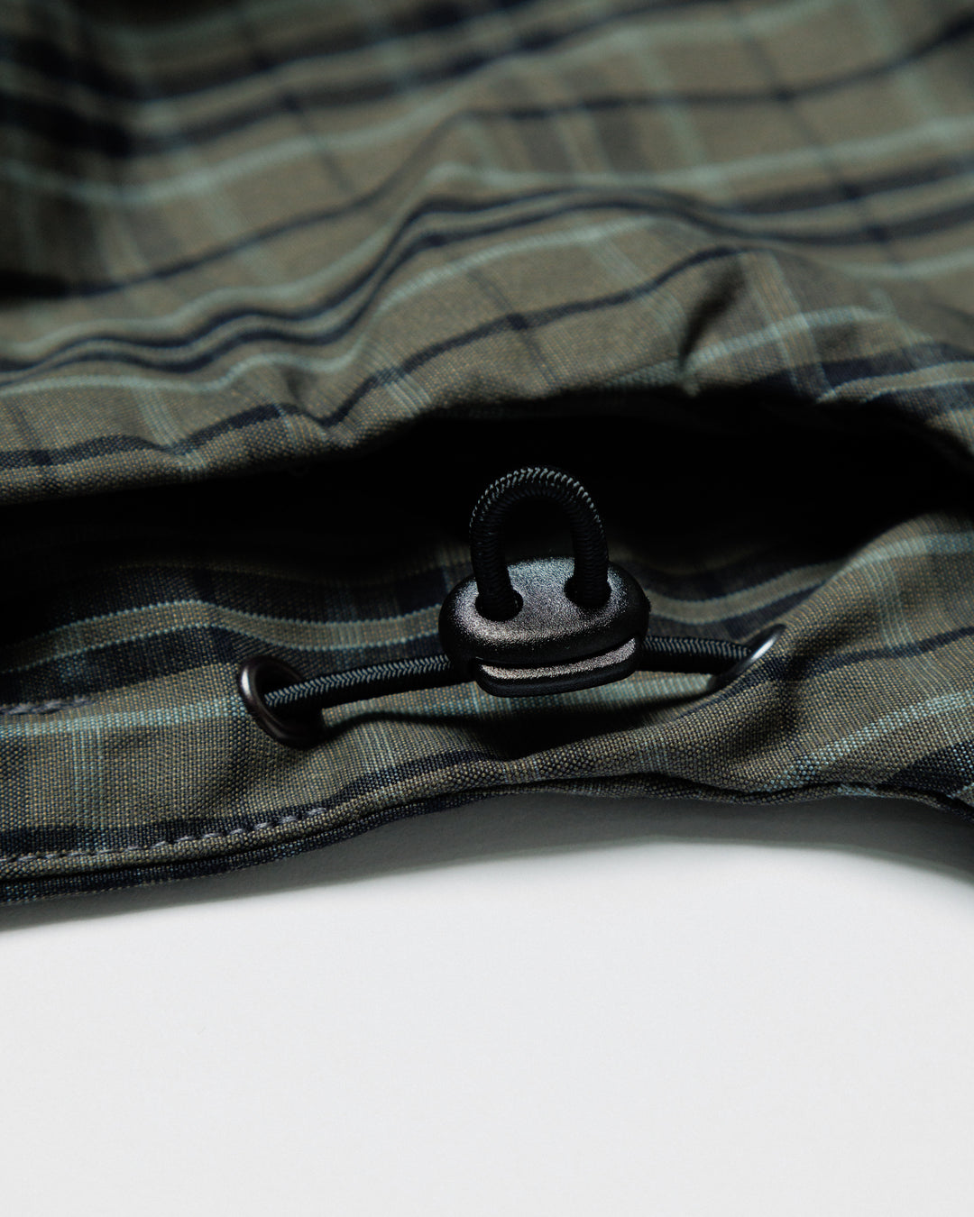 Detachable Hood - Charcoal Check