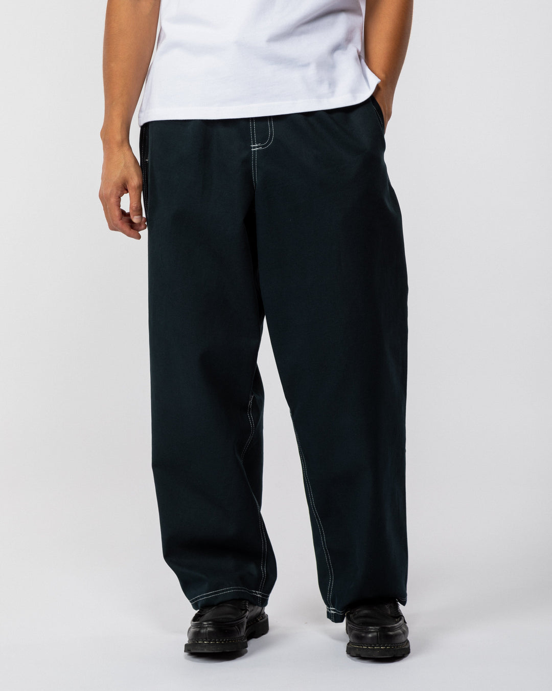 Zama Pant - Navy Contrast