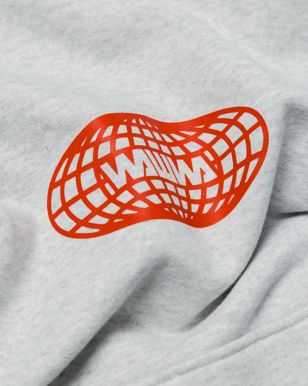 Global Logo Hoody - Marl Grey