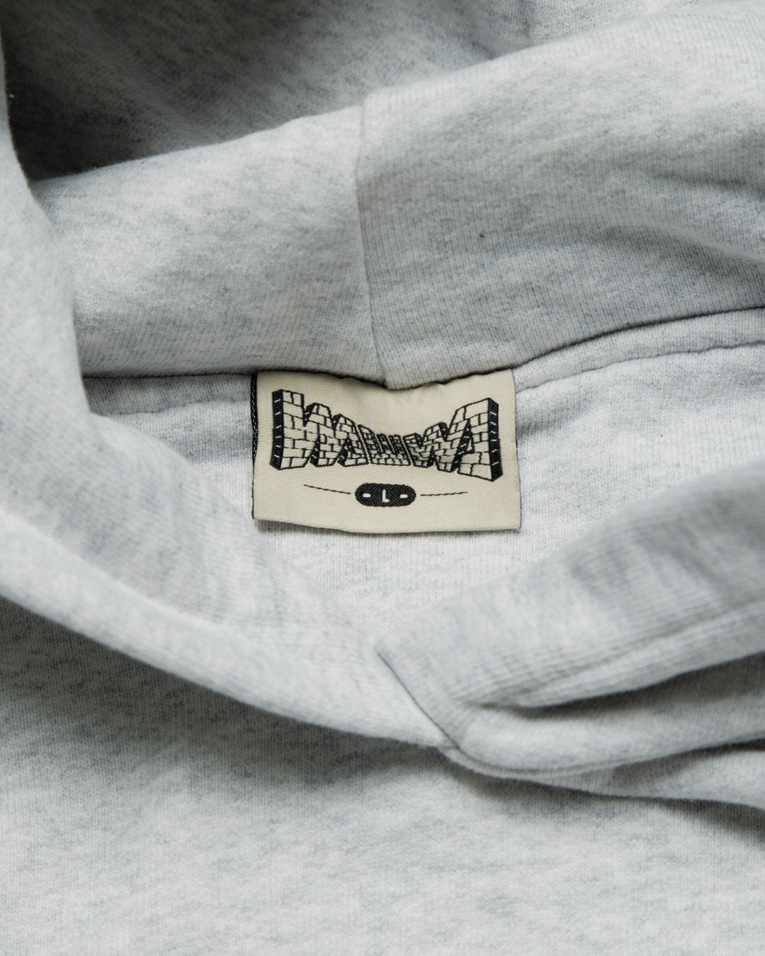Global Logo Hoody - Marl Grey