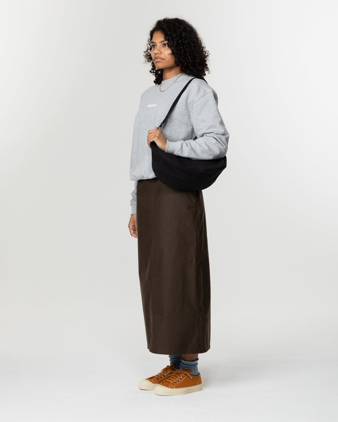 Lyra Long Skirt - Brown