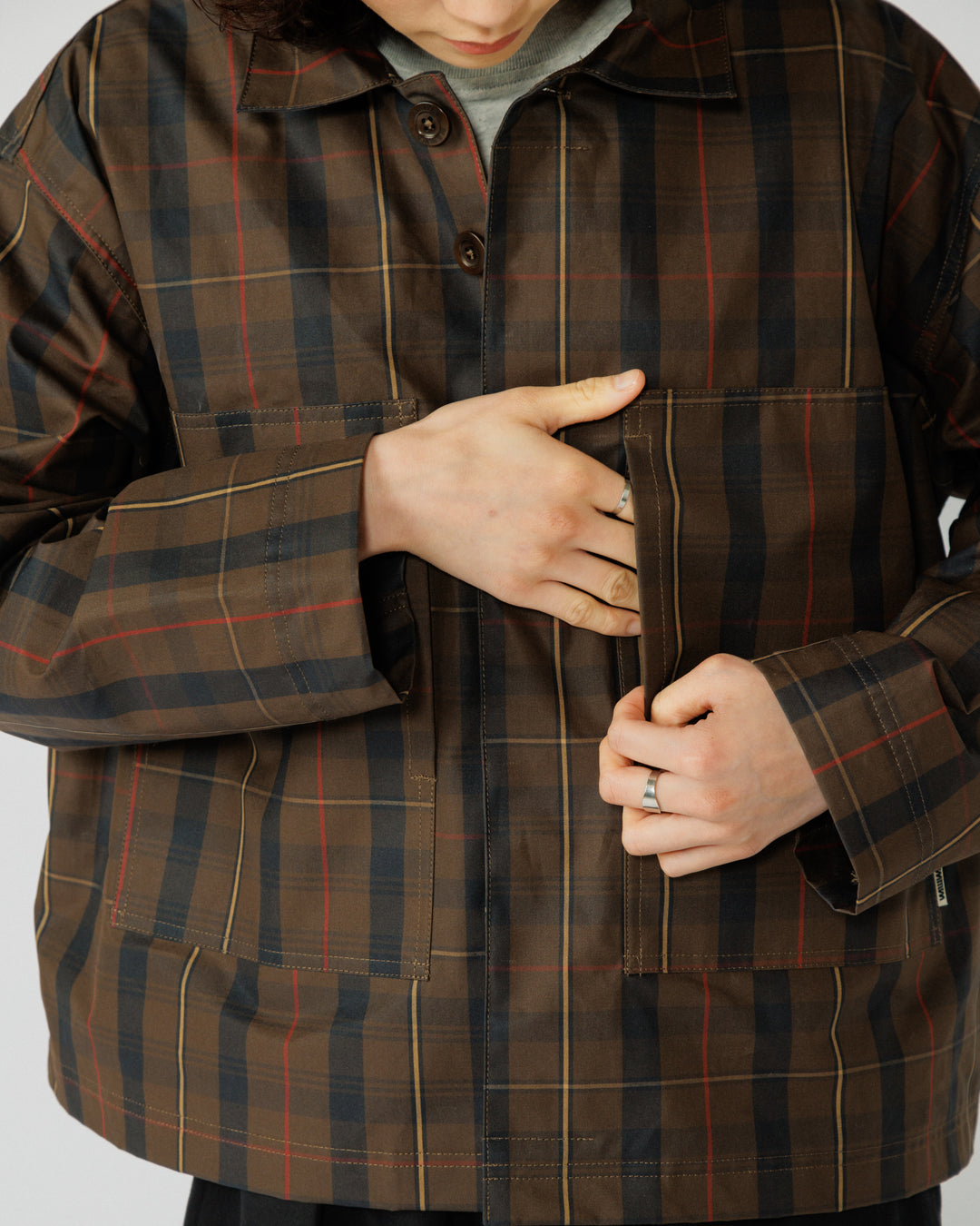 Nell Overshirt - Brown Check