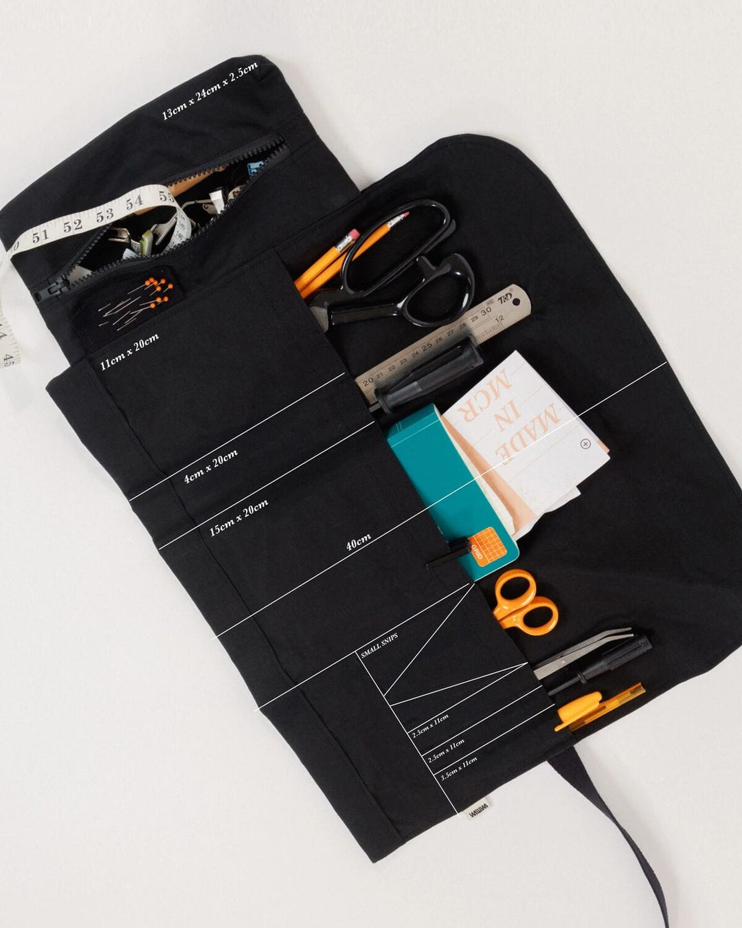Ripstop Tool Roll - Black