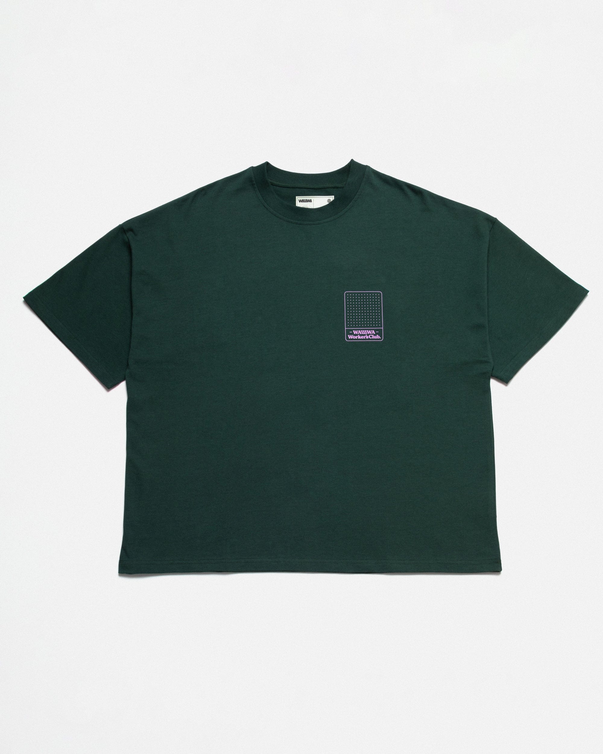 Worker's Box T-Shirt - Forest Green – WAWWA Ф