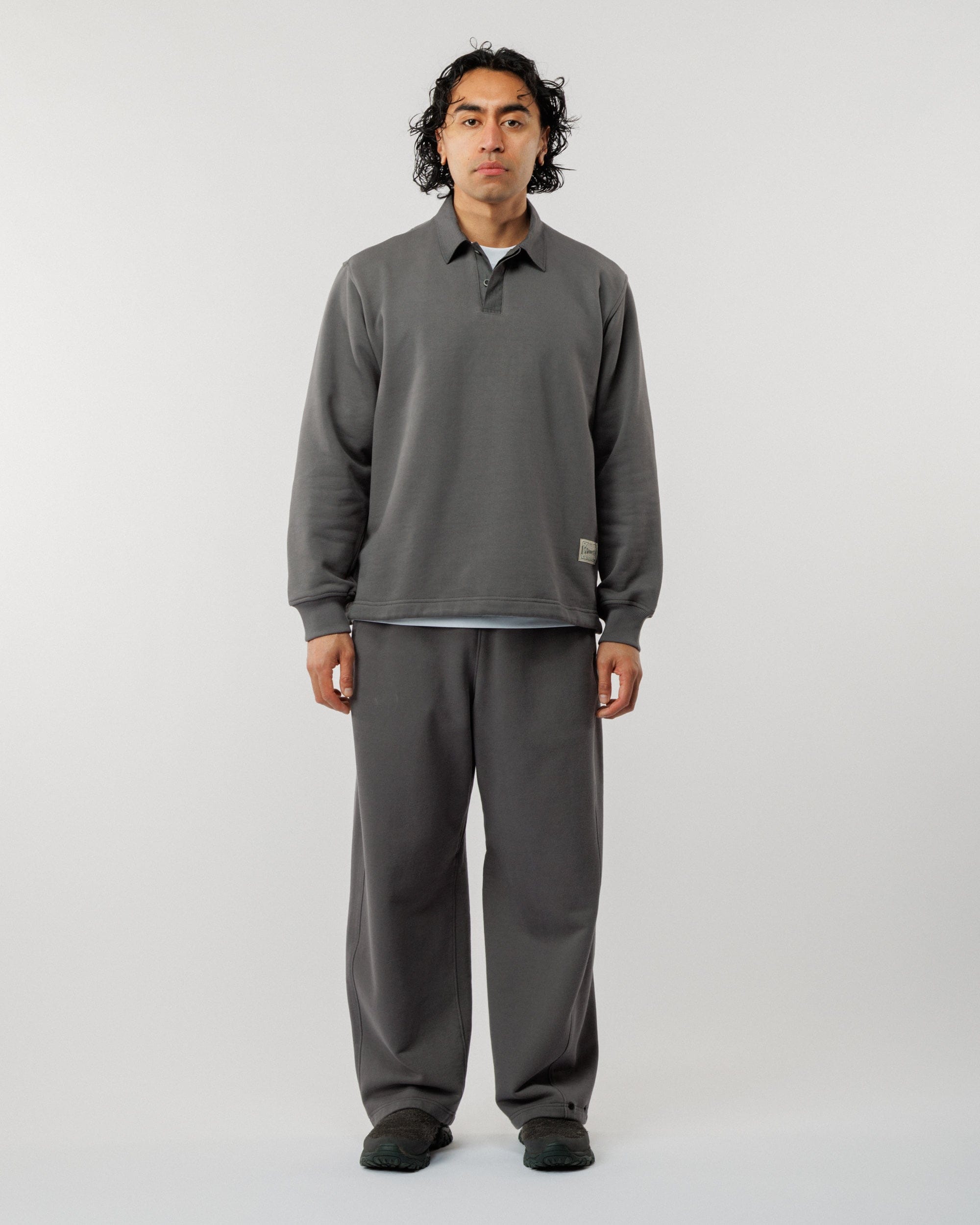 Ellis Rugby Sweatshirt & Zama Sweatpant Set - Slate – WAWWA Ф