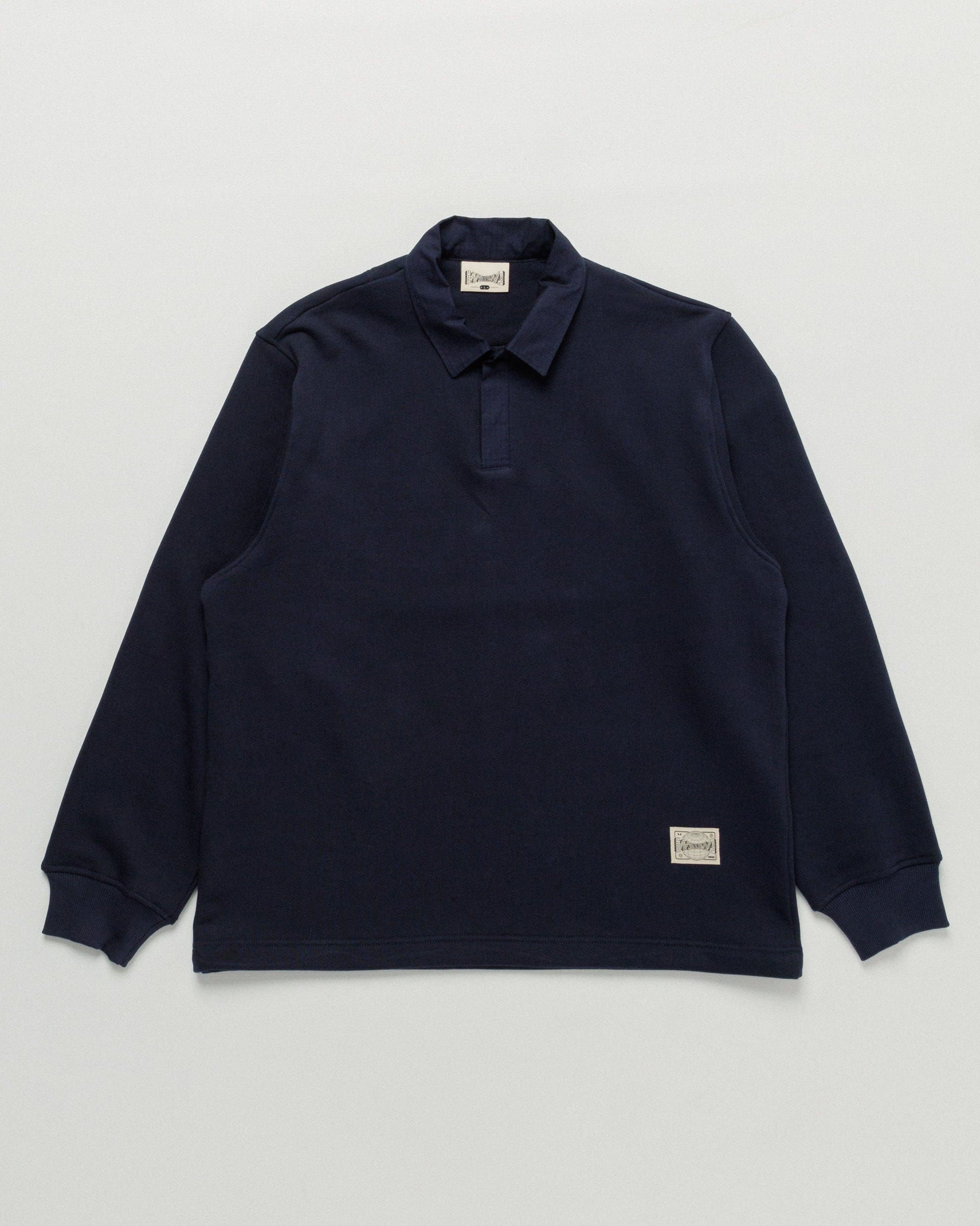 Ellis Rugby Sweatshirt - Navy – WAWWA Ф