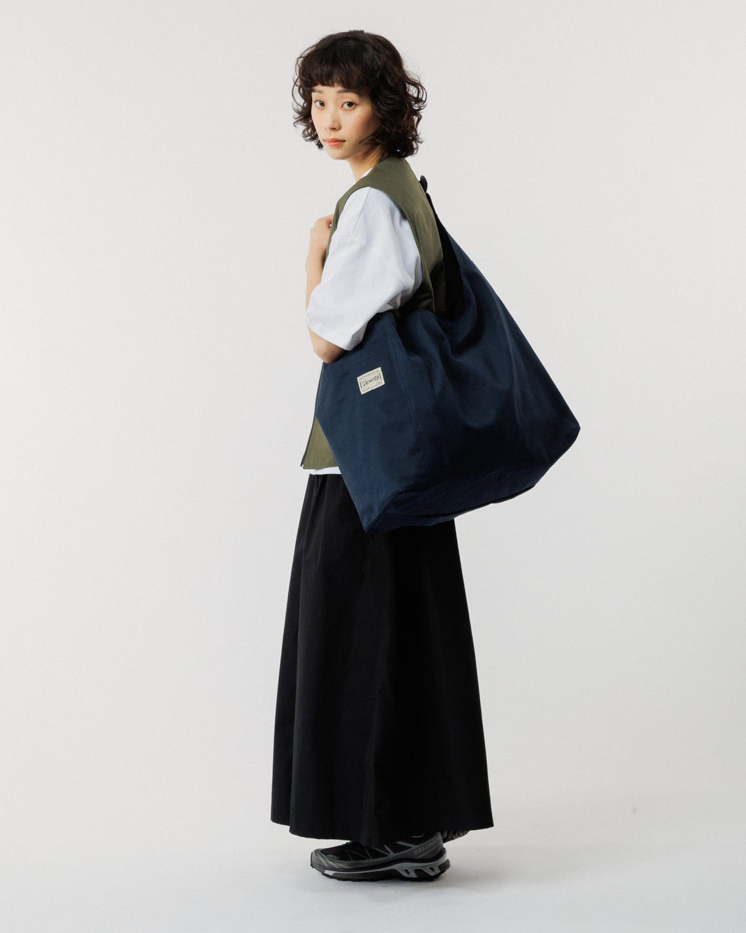 Studio Crossbody Tote - Navy