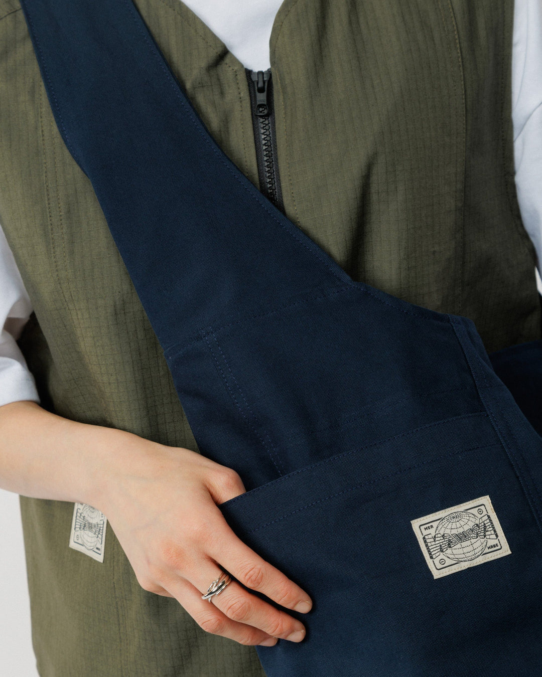 Studio Crossbody Tote - Navy