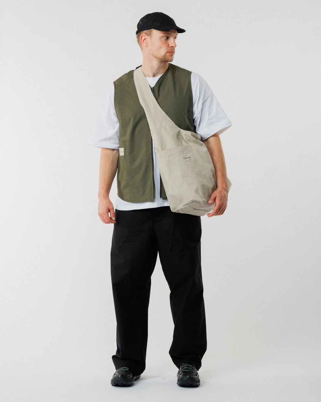 Studio Crossbody Tote - Stone