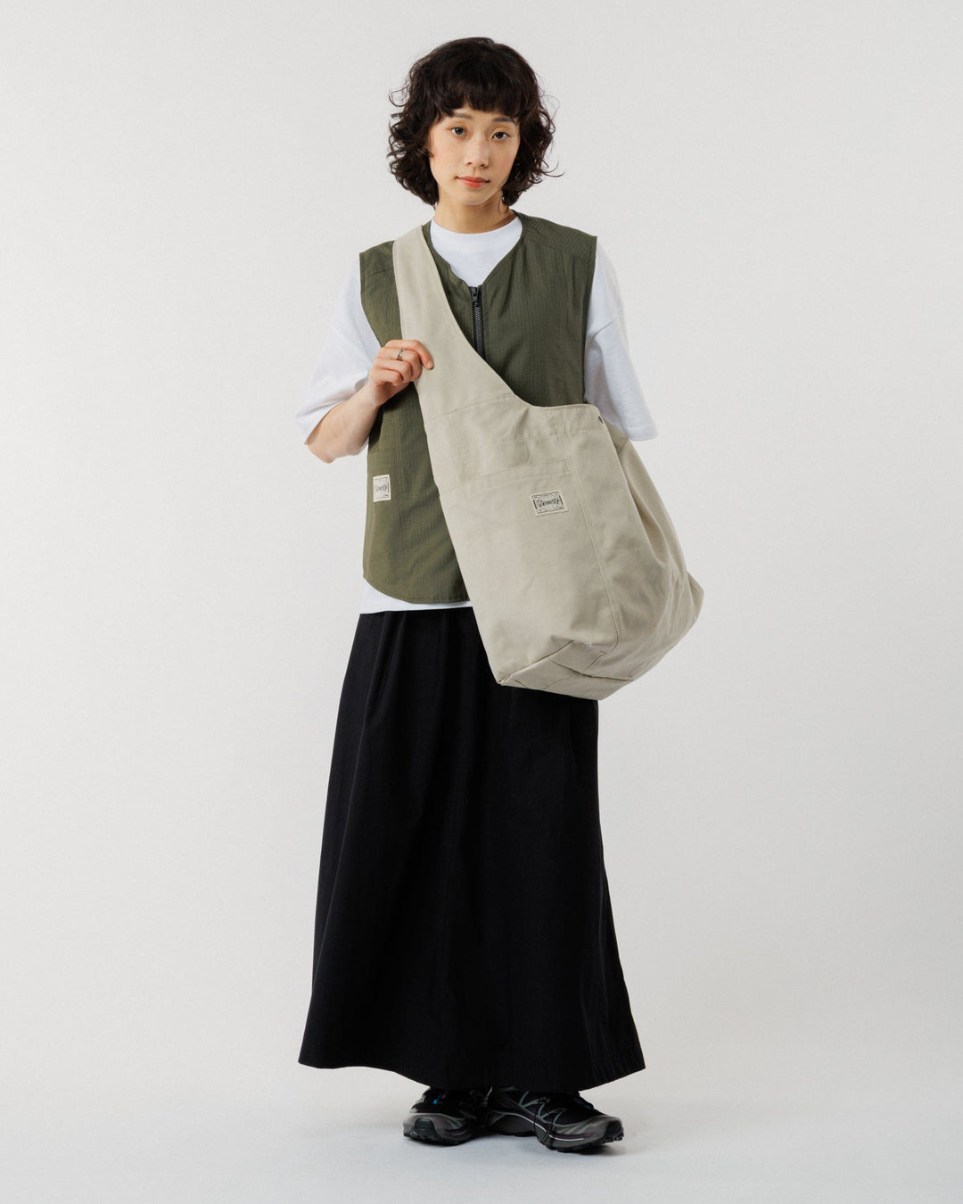 Studio Crossbody Tote - Stone