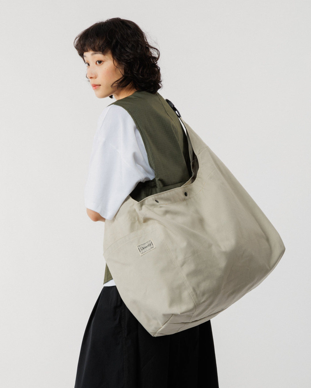 Studio Crossbody Tote - Stone
