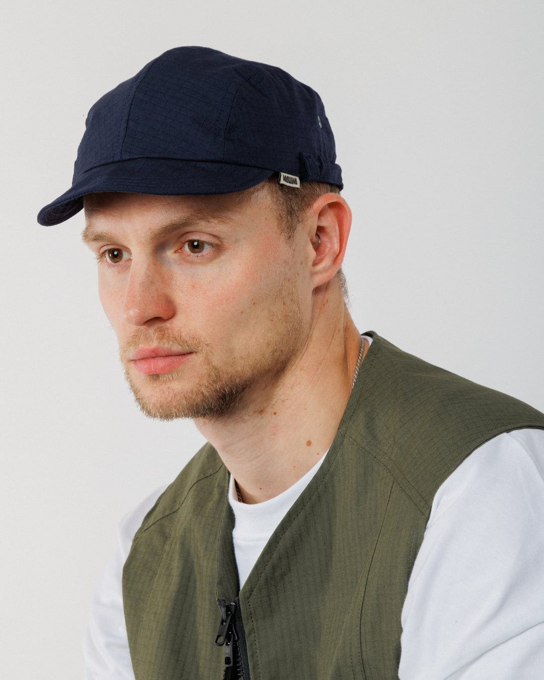 Moleskin Lined Oak Cap - Navy