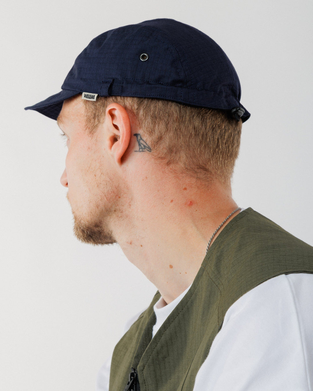 Moleskin Lined Oak Cap - Navy