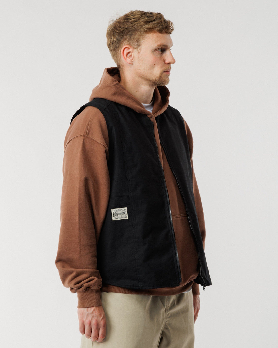 Ripstop Studio Vest - Black