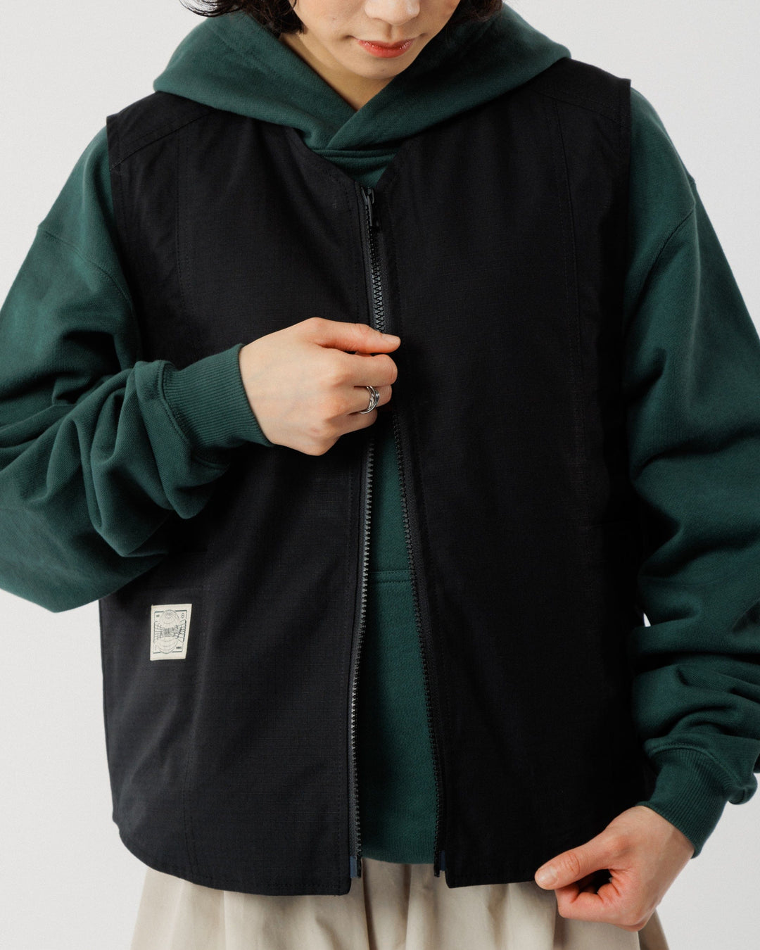 Ripstop Studio Vest - Black