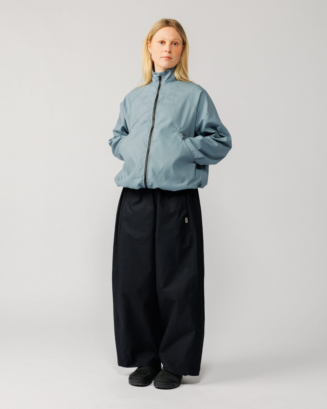 Phil Track Jacket - Dusty Blue