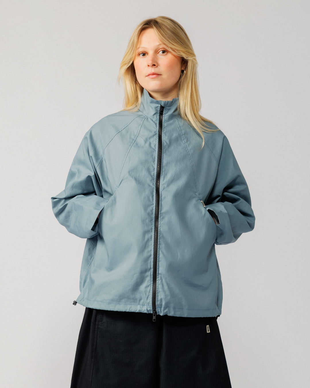 Phil Track Jacket - Dusty Blue