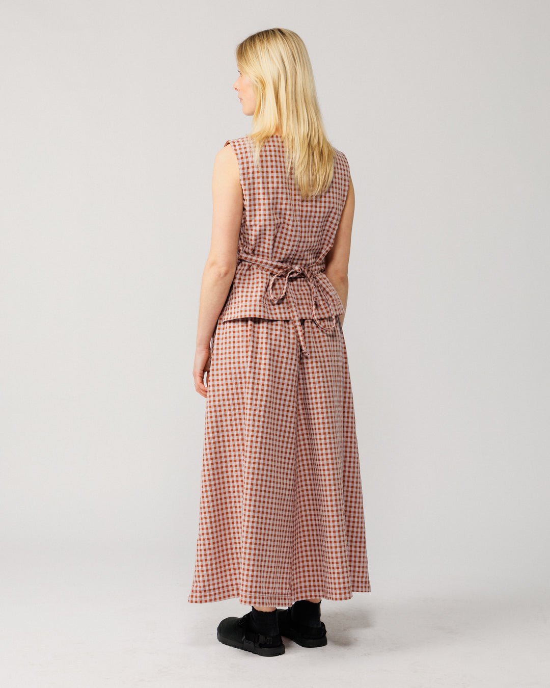 Aimee Top & Ayla Skirt Co-Ord - Red Check