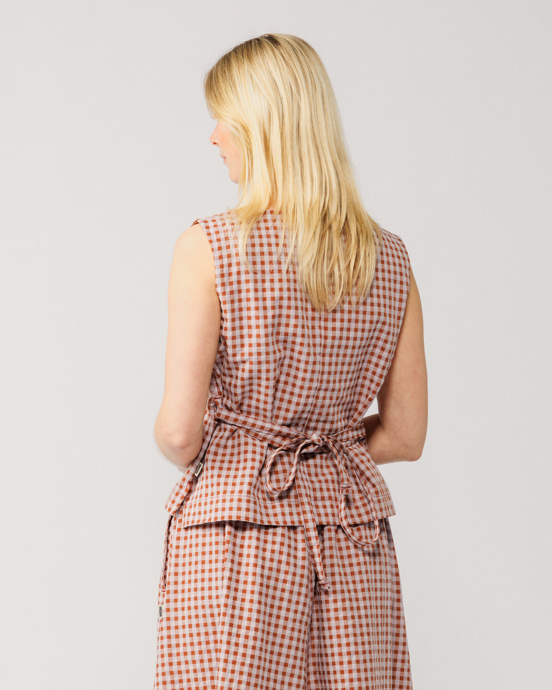 Aimee Top & Ayla Skirt Co-Ord - Red Check