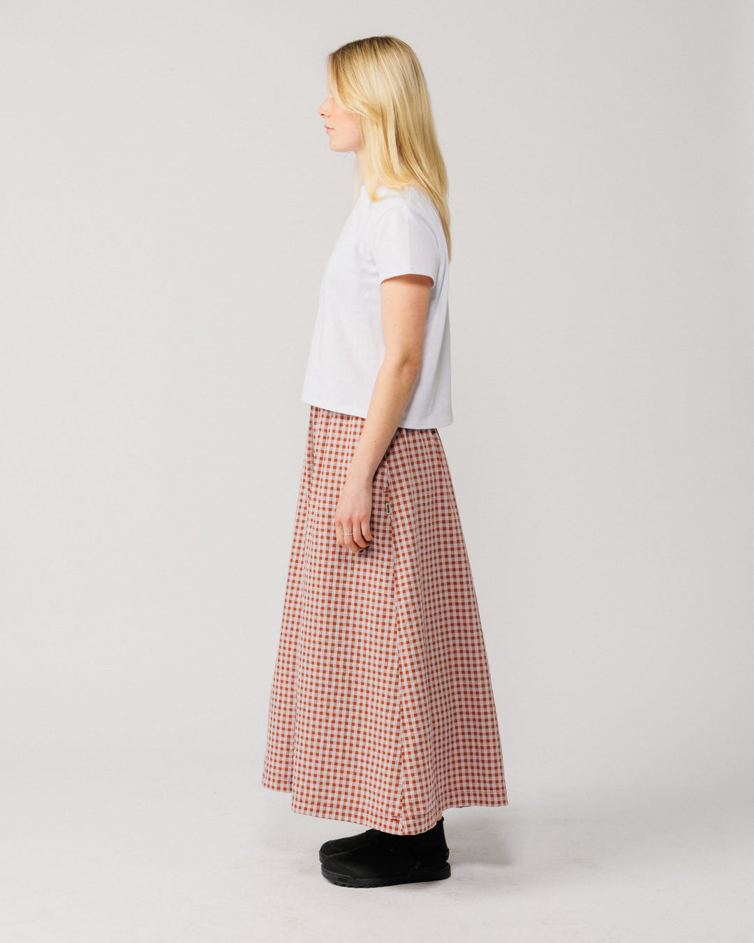 Ayla Skirt - Red Check