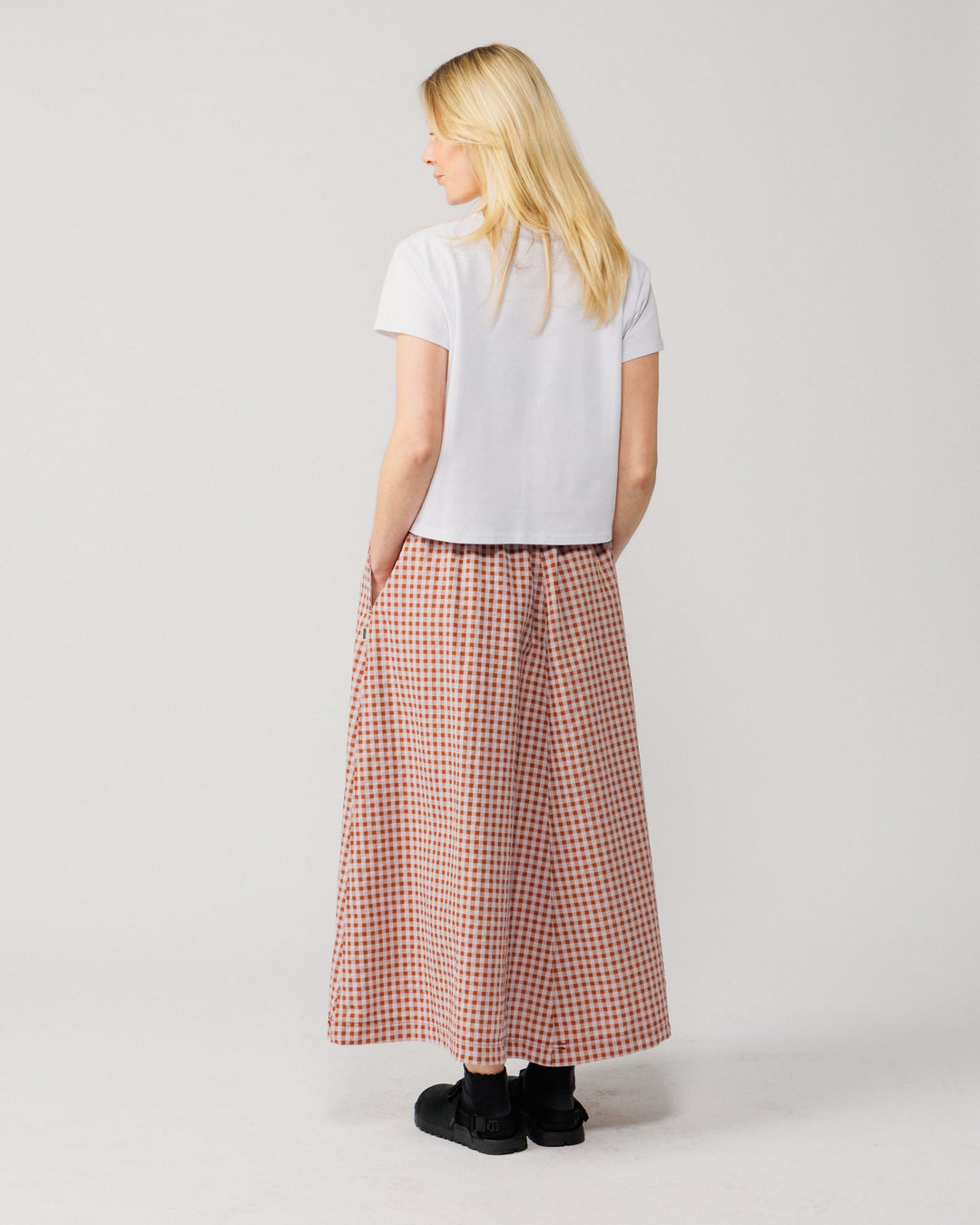 Ayla Skirt - Red Check