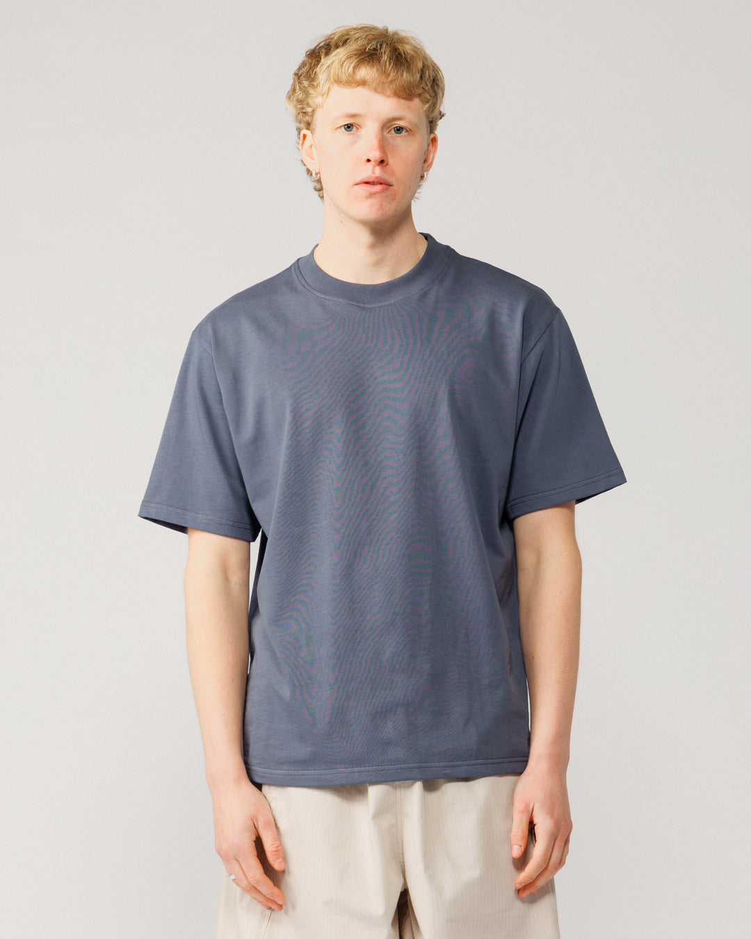 Mid-Weight Organic T-Shirt - Washed Blue