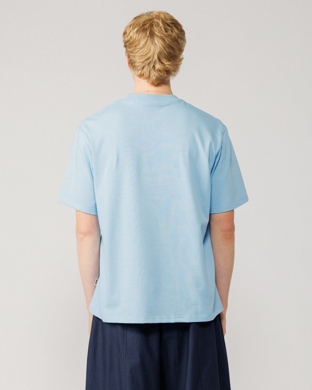 Mid-Weight Organic T-Shirt - Sky Blue