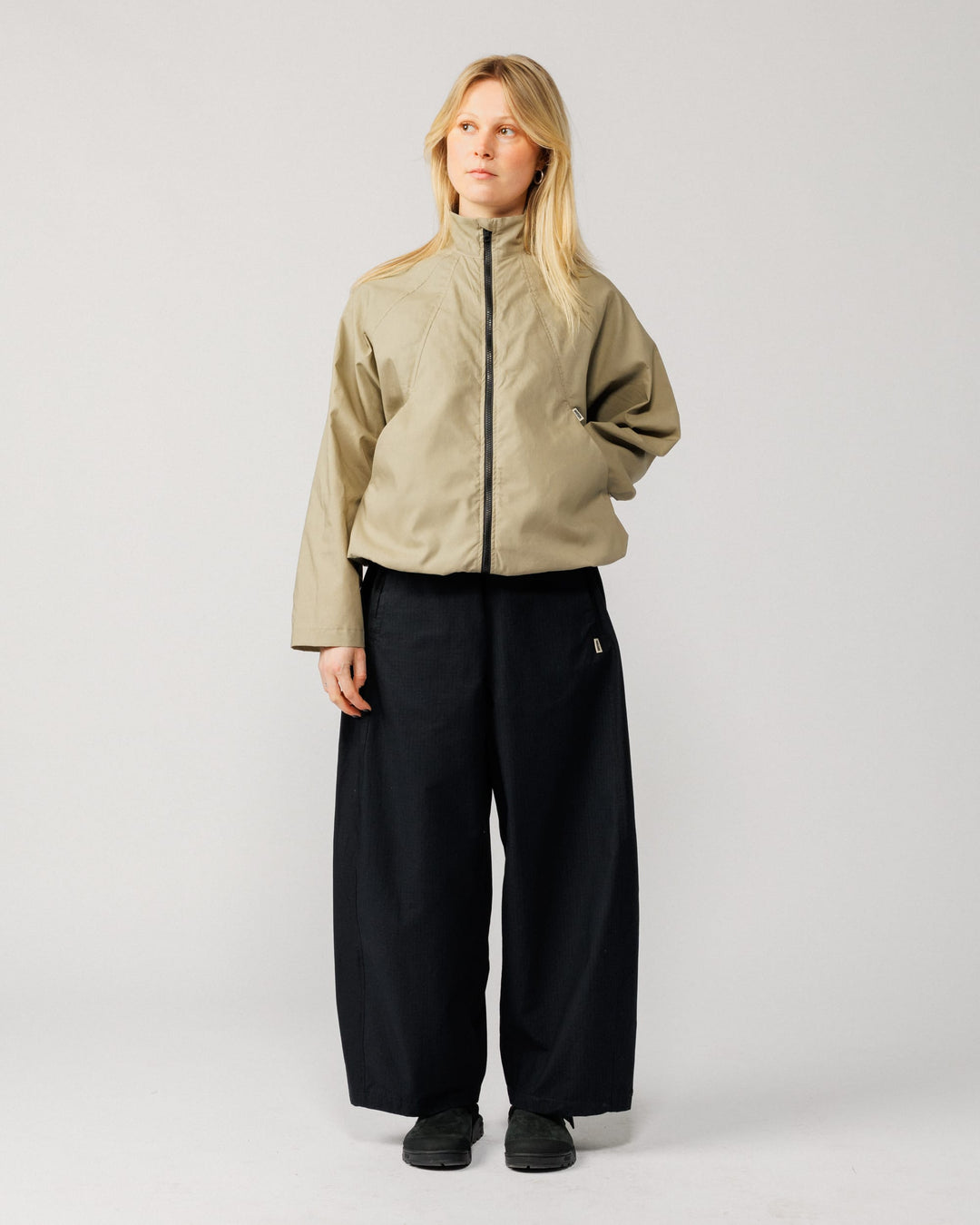 Phil Track Jacket - Stone