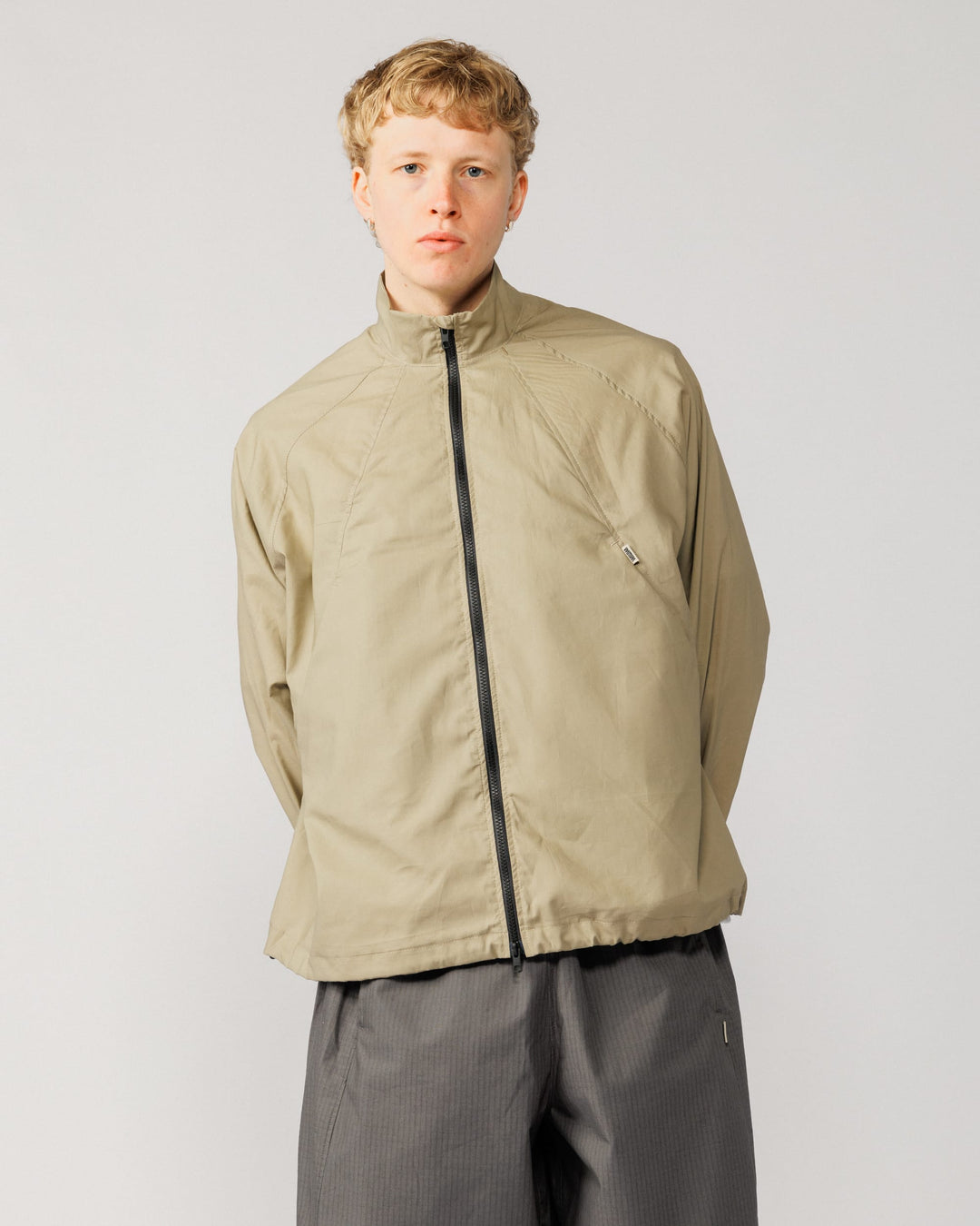 Phil Track Jacket - Stone