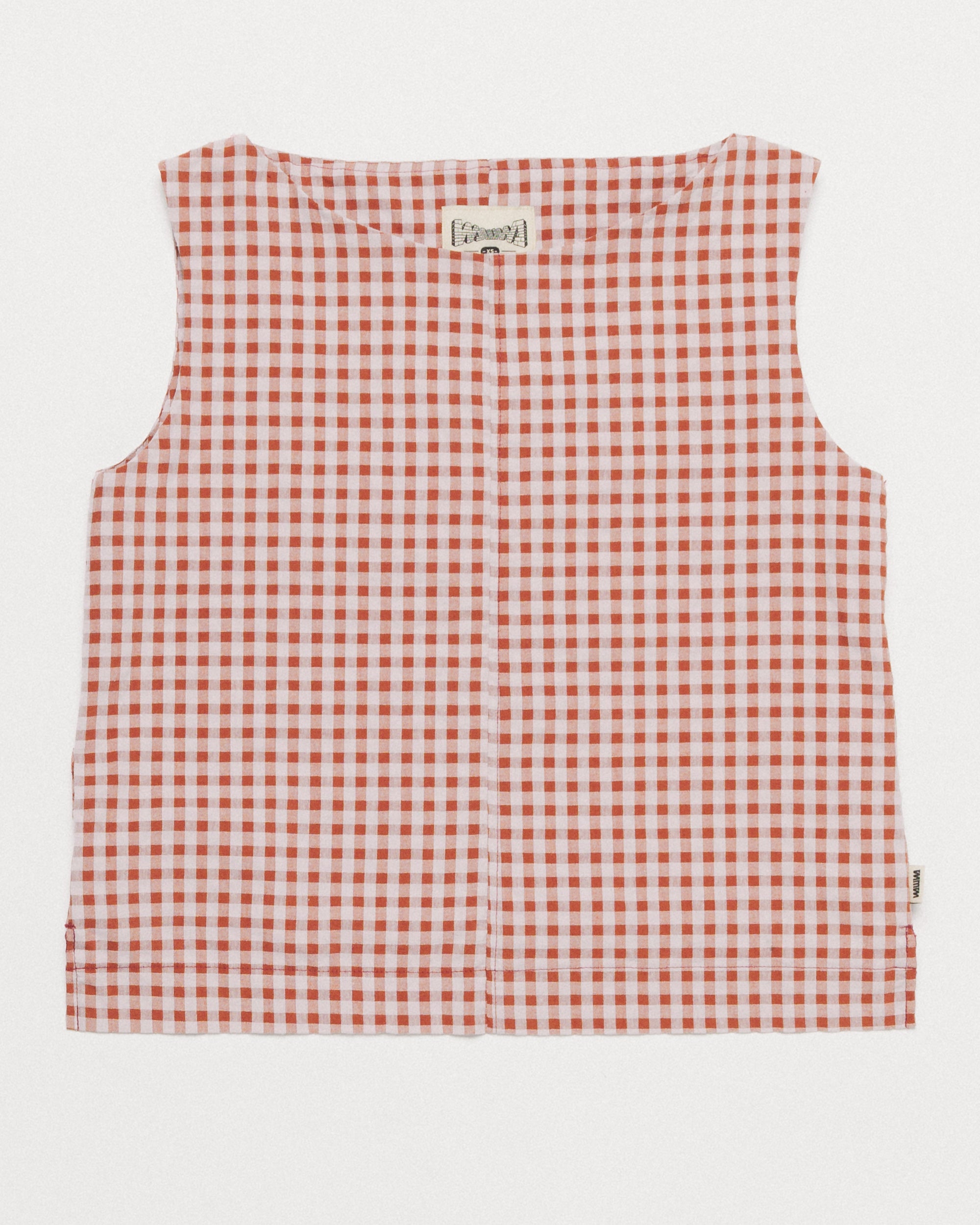 Aimee Top V2 - Red Check – WAWWA Ф