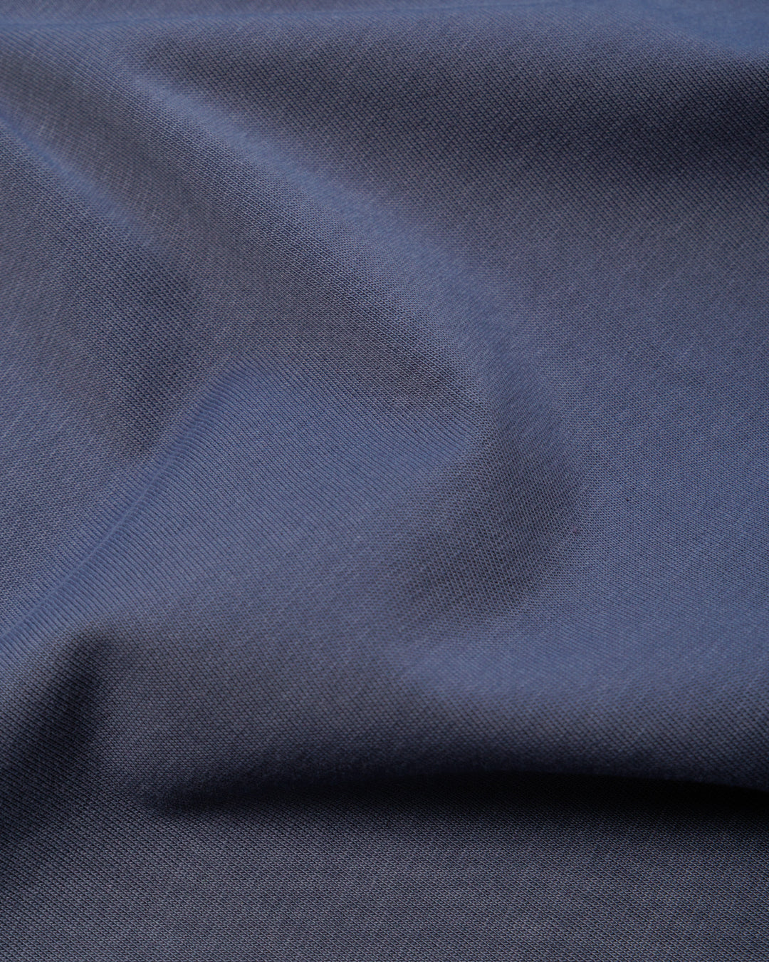 Mid-Weight Cropped Organic T-Shirt - Washed Blue