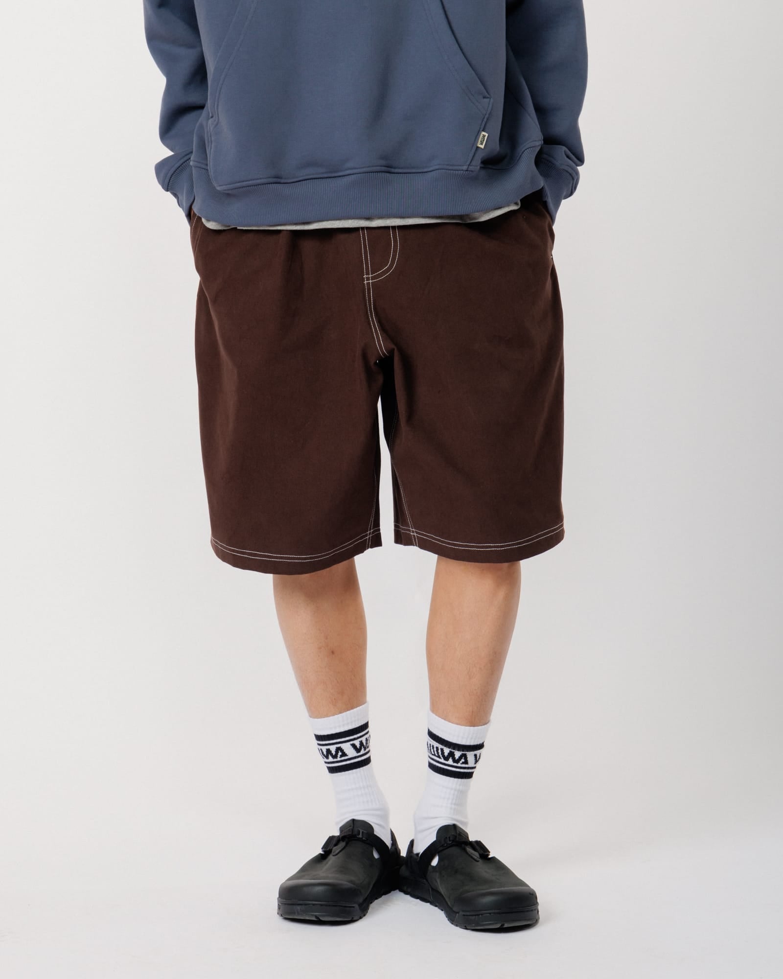 Zama Shorts - Brown/White – WAWWA Ф