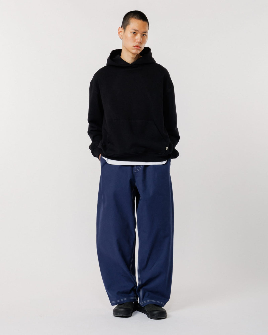 Zama Pant - Navy/White