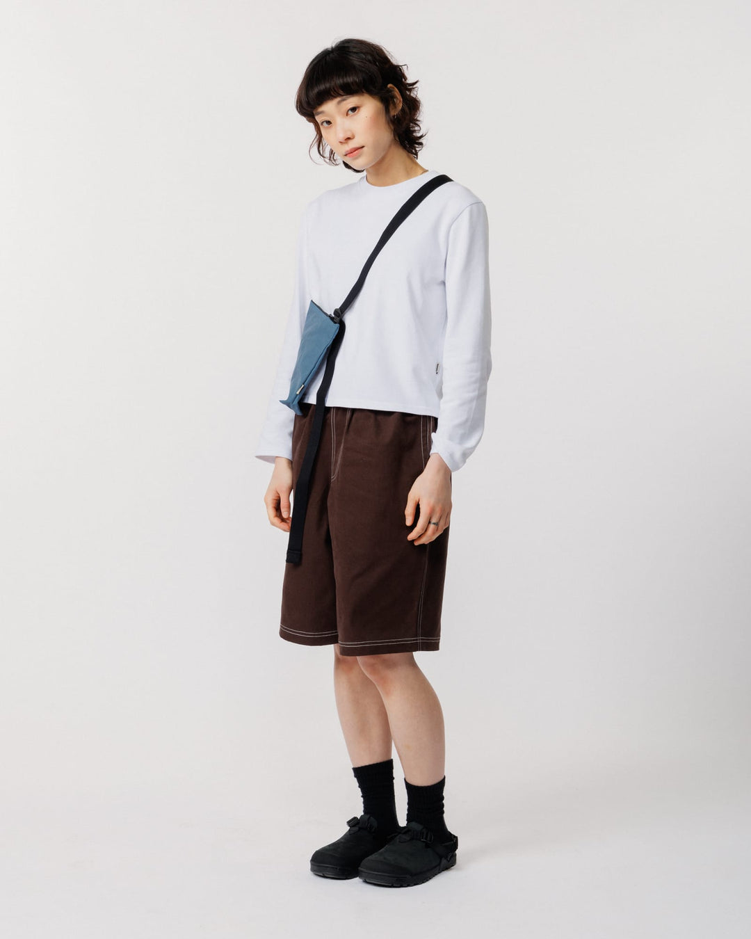 Zama Shorts - Brown/White